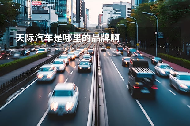 天际汽车是哪里的品牌啊