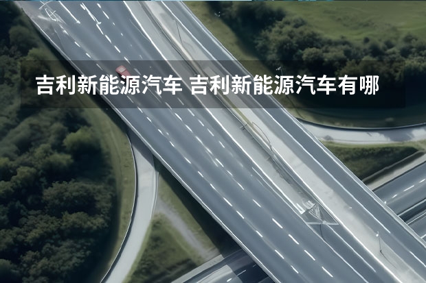 吉利新能源汽车 吉利新能源汽车有哪几款