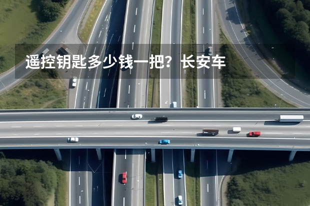 遥控钥匙多少钱一把？长安车