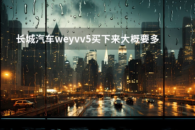 长城汽车weyvv5买下来大概要多少钱