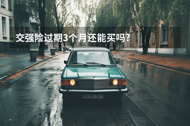 交强险过期3个月还能买吗?