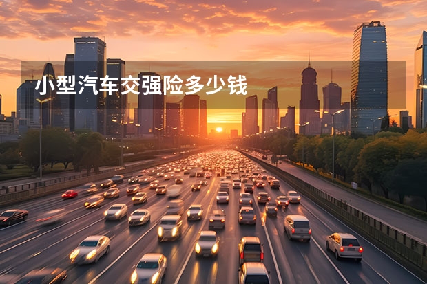 小型汽车交强险多少钱