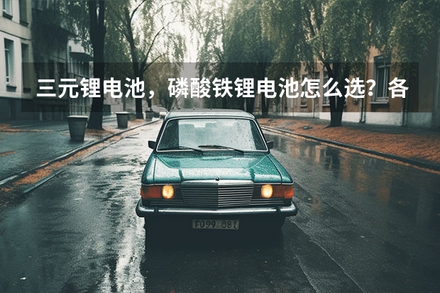 三元锂电池，磷酸铁锂电池怎么选？各自有什么优缺点？
