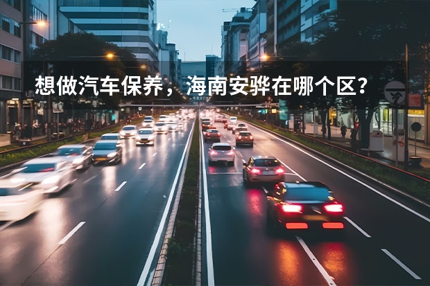 想做汽车保养，海南安骅在哪个区？