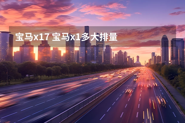 宝马x17 宝马x1多大排量