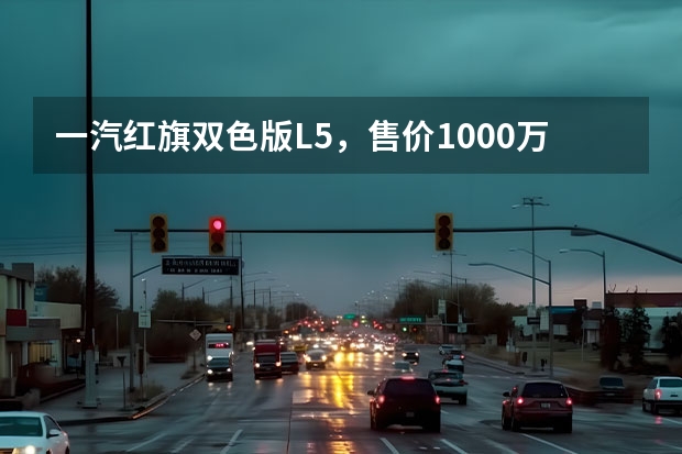 一汽红旗双色版L5，售价1000万，这款车到底好在哪里？